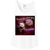 Possum I’M Not Like Other Girl I’M Worse Ladies Essential Tank