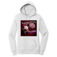 Possum I’M Not Like Other Girl I’M Worse Women's Pullover Hoodie