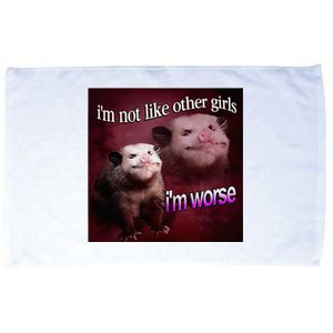 Possum I’M Not Like Other Girl I’M Worse Microfiber Hand Towel