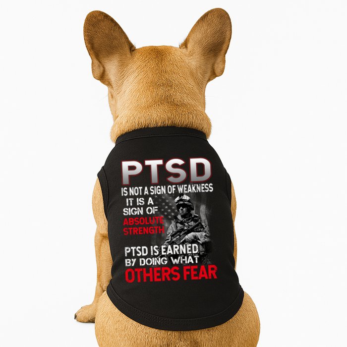 PTSD Is Not A Sign Of Weakness Support Military Troops Doggie Tank