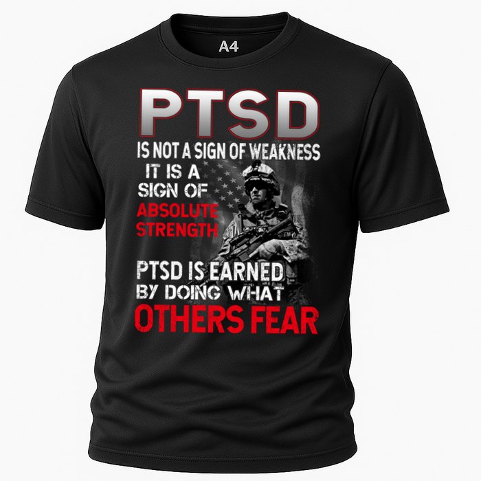 PTSD Is Not A Sign Of Weakness Support Military Troops Performance Shirt