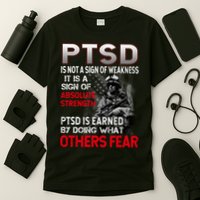PTSD Is Not A Sign Of Weakness Support Military Troops T-Shirt