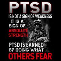 PTSD Is Not A Sign Of Weakness Support Military Troops T-Shirt