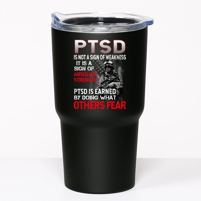 PTSD Is Not A Sign Of Weakness Support Military Troops Tumbler