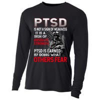 PTSD Is Not A Sign Of Weakness Support Military Troops Cooling Performance Long Sleeve Crew