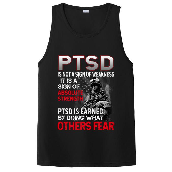 PTSD Is Not A Sign Of Weakness Support Military Troops PosiCharge Competitor Tank