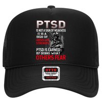 PTSD Is Not A Sign Of Weakness Support Military Troops Trucker Hat