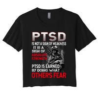 PTSD Is Not A Sign Of Weakness Support Military Troops Crop Top