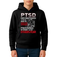 PTSD Is Not A Sign Of Weakness Support Military Troops Kids Hoodie