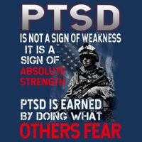 PTSD Is Not A Sign Of Weakness Support Military Troops Infant Baby Jersey Bodysuit