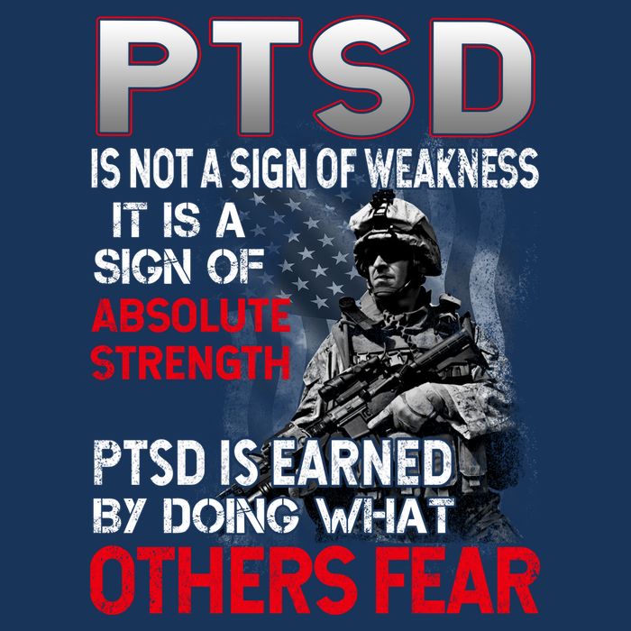 PTSD Is Not A Sign Of Weakness Support Military Troops Infant Baby Jersey Bodysuit
