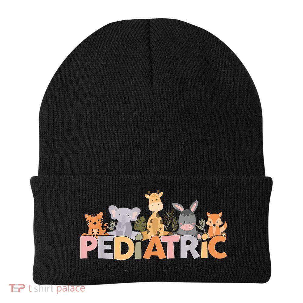 Pediatric ICU Nurse PICU Nurse Animals Nurse Appreciation Beanie