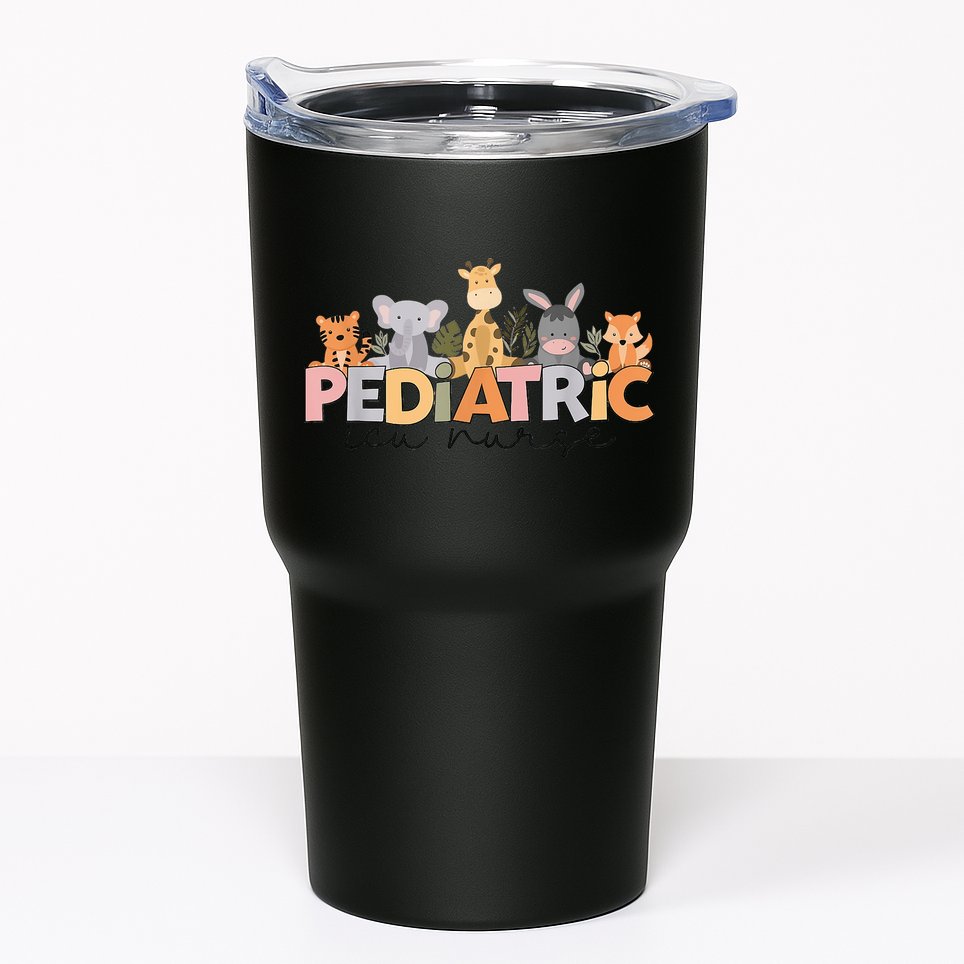 Pediatric ICU Nurse PICU Nurse Animals Nurse Appreciation Tumbler