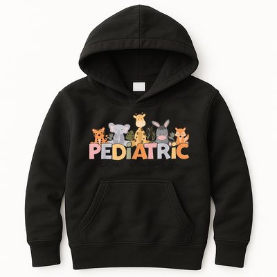 Pediatric ICU Nurse PICU Nurse Animals Nurse Appreciation Kids Hoodie