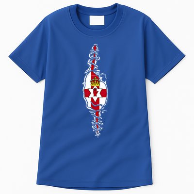 Proud Irish Nationality Northern Ireland Flag Patriotic Gift Tall T-Shirt