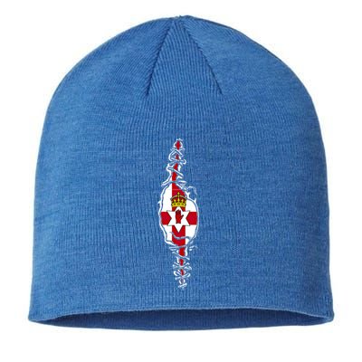 Proud Irish Nationality Northern Ireland Flag Patriotic Gift Sustainable Beanie