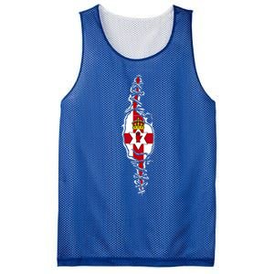 Proud Irish Nationality Northern Ireland Flag Patriotic Gift Mesh Reversible Basketball Jersey Tank