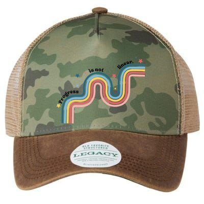 Progress Is Not Linear Legacy Tie Dye Trucker Hat