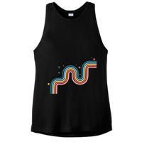 Progress Is Not Linear Ladies PosiCharge Tri-Blend Wicking Tank