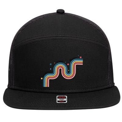 Progress Is Not Linear 7 Panel Mesh Trucker Snapback Hat