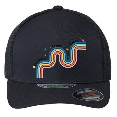 Progress Is Not Linear Flexfit Unipanel Trucker Cap