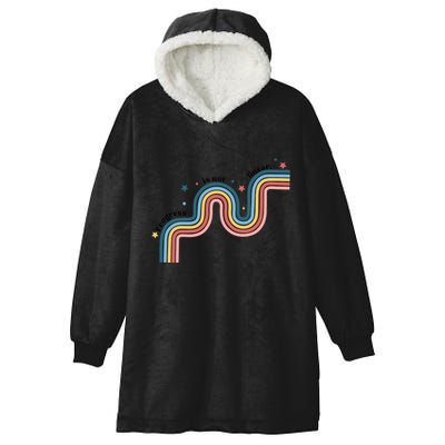 Progress Is Not Linear Hooded Wearable Blanket