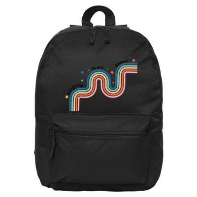 Progress Is Not Linear 16 in Basic Backpack