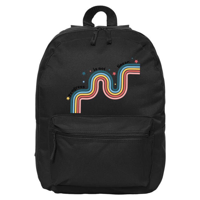 Progress Is Not Linear 16 in Basic Backpack