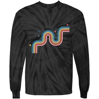 Progress Is Not Linear Tie-Dye Long Sleeve Shirt