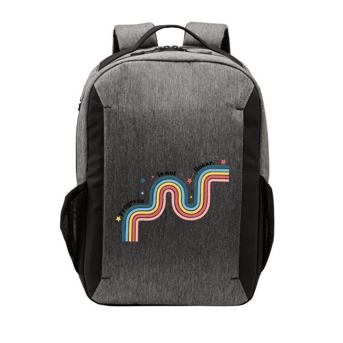 Progress Is Not Linear Vector Backpack