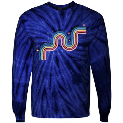 Progress Is Not Linear Tie-Dye Long Sleeve Shirt