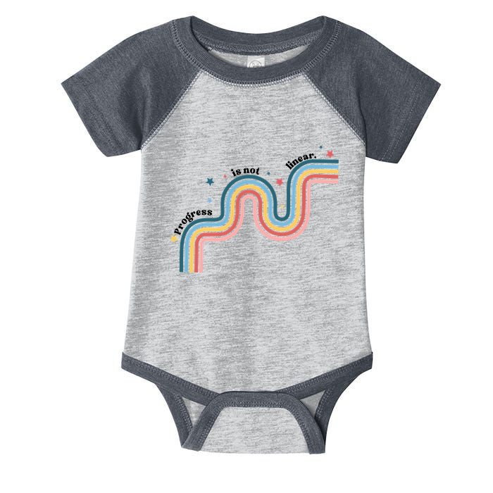 Progress Is Not Linear Infant Baby Jersey Bodysuit