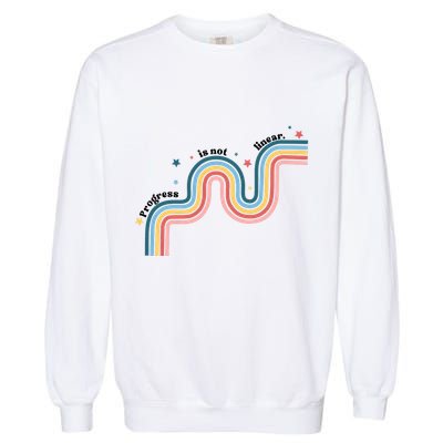 Progress Is Not Linear Garment-Dyed Sweatshirt