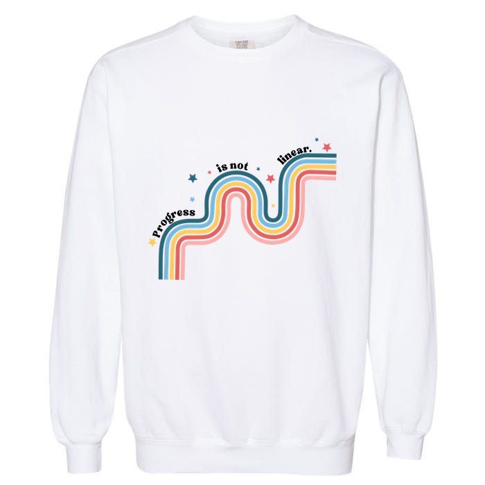 Progress Is Not Linear Garment-Dyed Sweatshirt