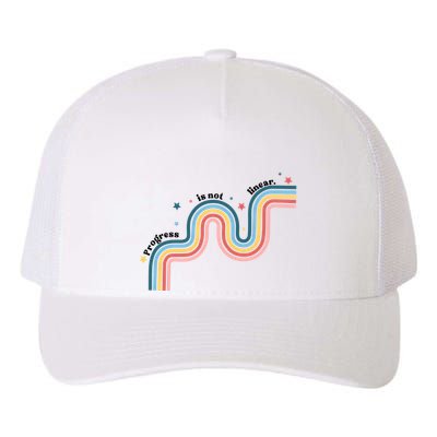Progress Is Not Linear Yupoong Adult 5-Panel Trucker Hat