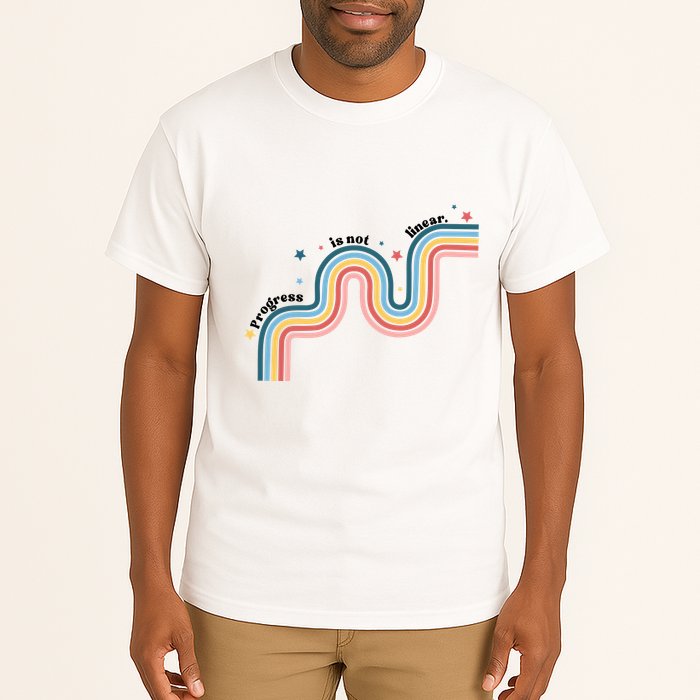 Progress Is Not Linear Tall T-Shirt
