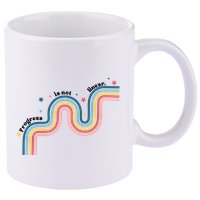 Progress Is Not Linear 11oz C Handle Ceramic Mug