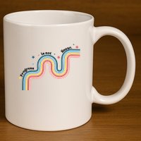 Progress Is Not Linear 11oz C Handle Ceramic Mug