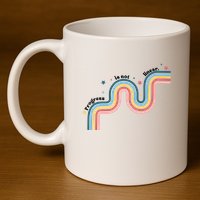 Progress Is Not Linear 11oz C Handle Ceramic Mug