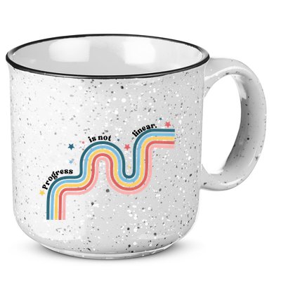 Progress Is Not Linear 15oz Campfire Ceramic Mug