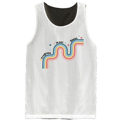 Progress Is Not Linear Mesh Reversible Basketball Jersey Tank