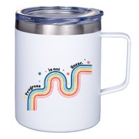 Progress Is Not Linear 12oz Stainless Steel Coffee Mug