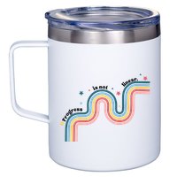 Progress Is Not Linear 12oz Stainless Steel Coffee Mug