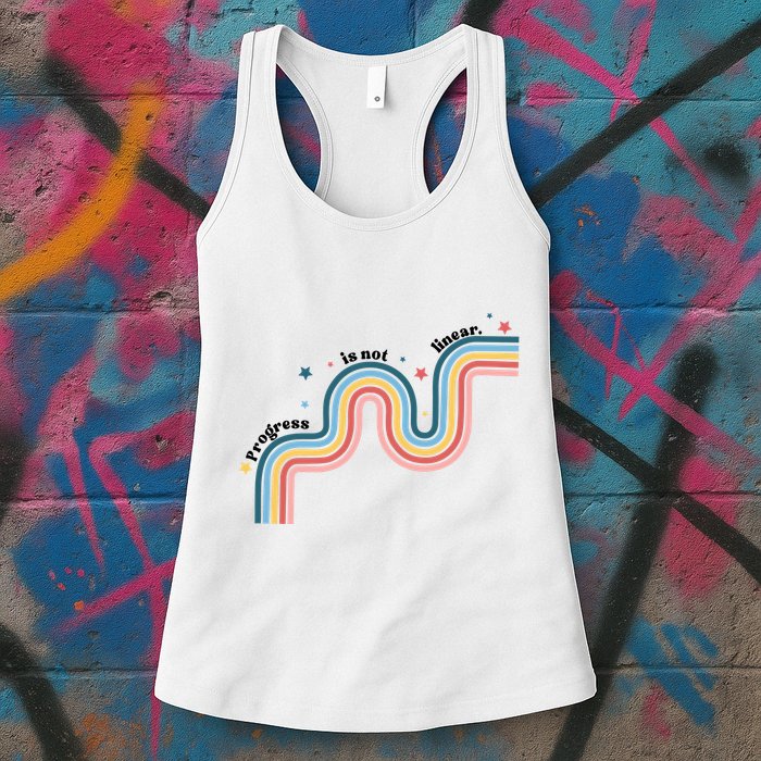 Progress Is Not Linear Womens Tank Top