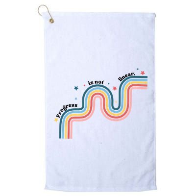 Progress Is Not Linear Golf Towel