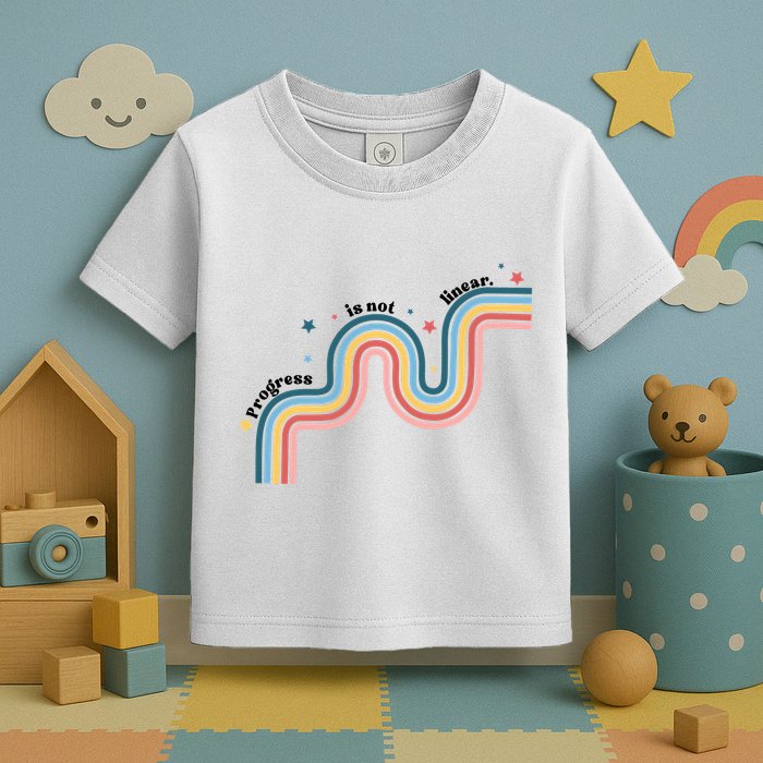 Progress Is Not Linear Toddler T-Shirt