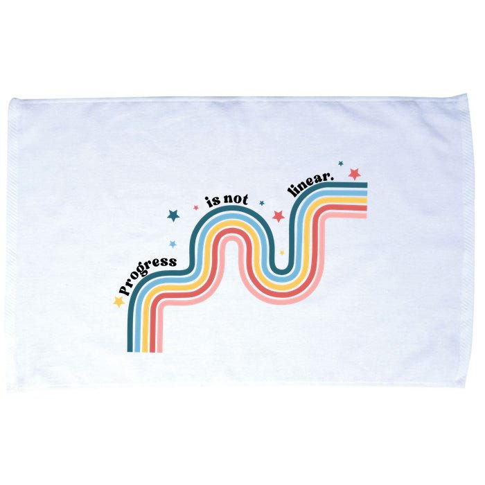 Progress Is Not Linear Microfiber Hand Towel