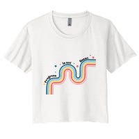 Progress Is Not Linear Crop Top