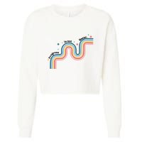 Progress Is Not Linear Cropped Pullover Crew