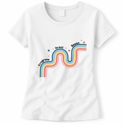 Progress Is Not Linear Womens T-Shirt